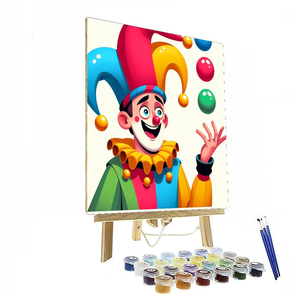 Joyous Jester Paint By Numbers Art