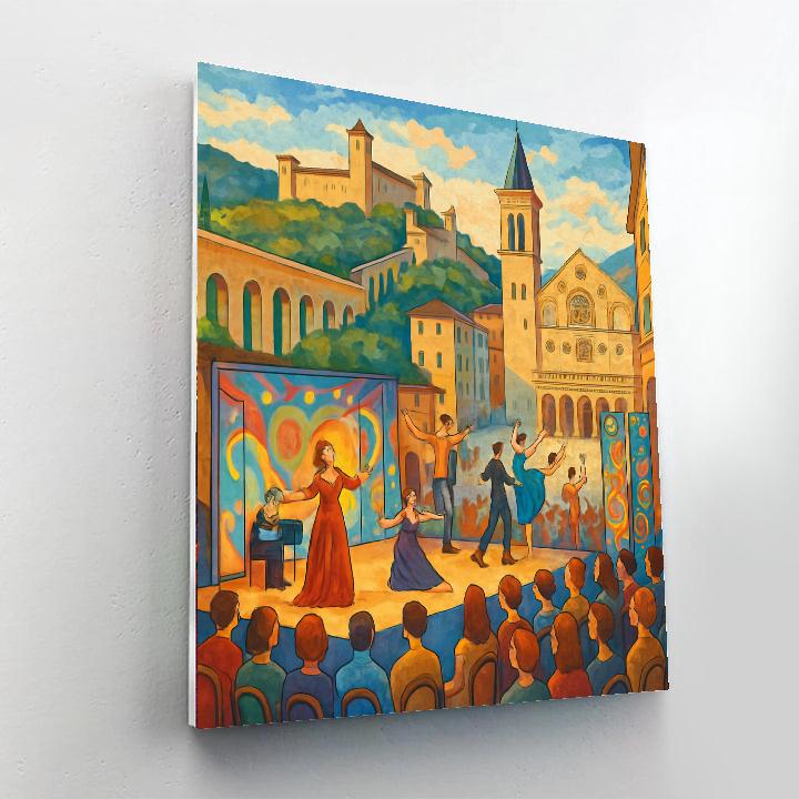 Spoleto Festival Dei Due Mondi - Spoleto Paint By Color
