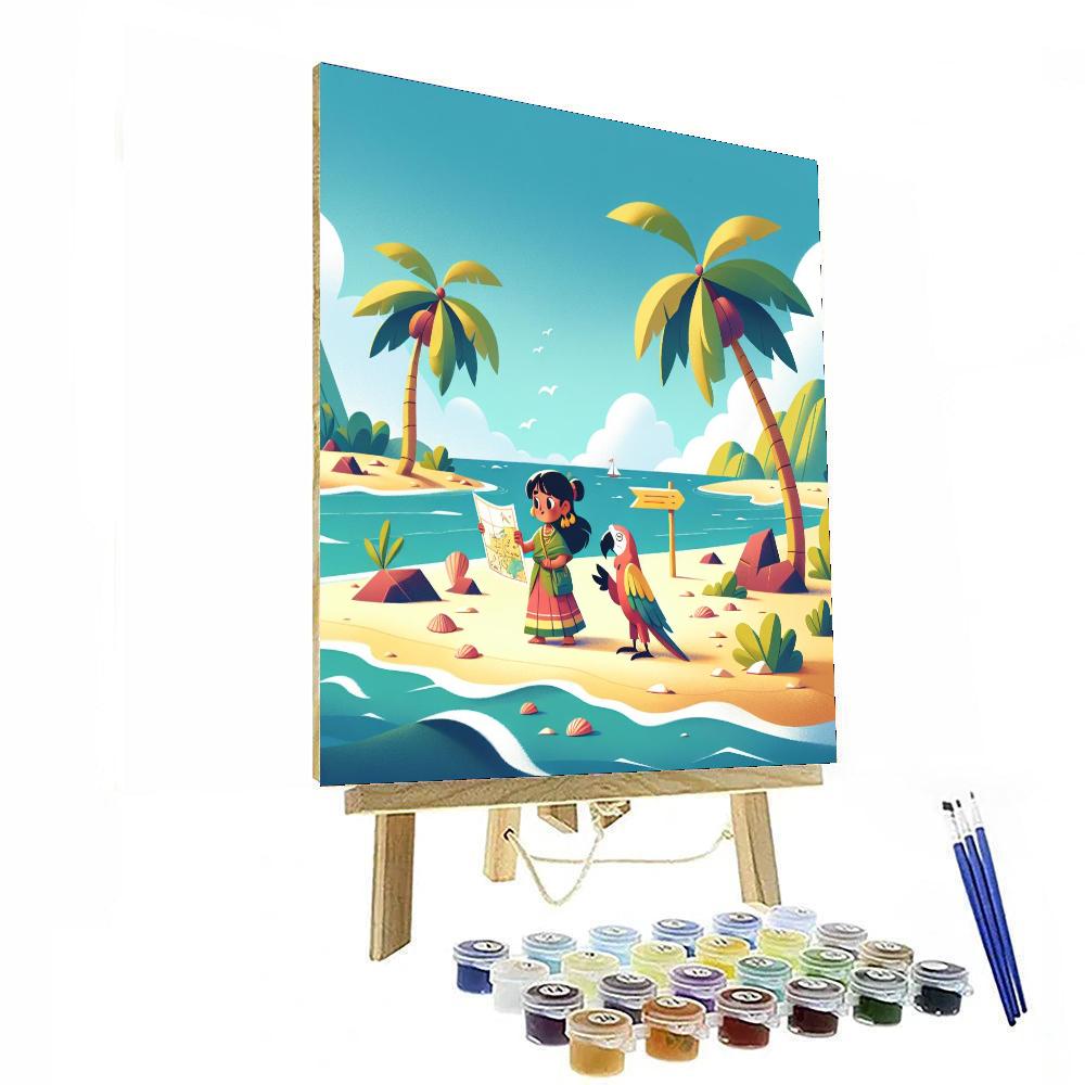 Magical Island Expedition Number Painting