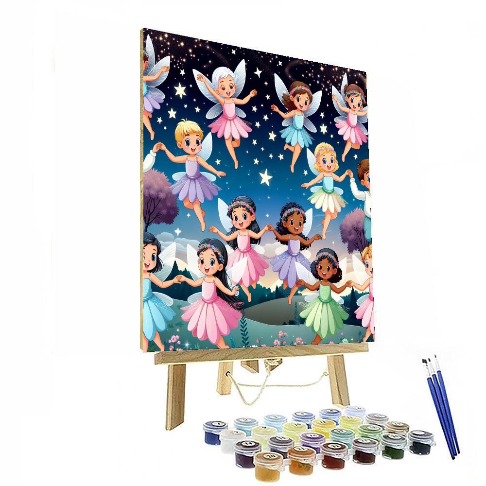 Sparkling Fairy Dance Paint By Color
