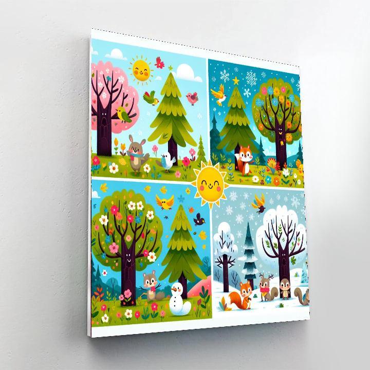 Seasonal Fun Paint By Color