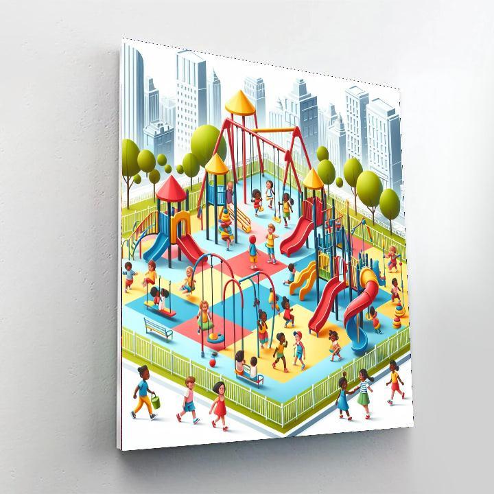 Artistic Playground Painting By Numbers Kit