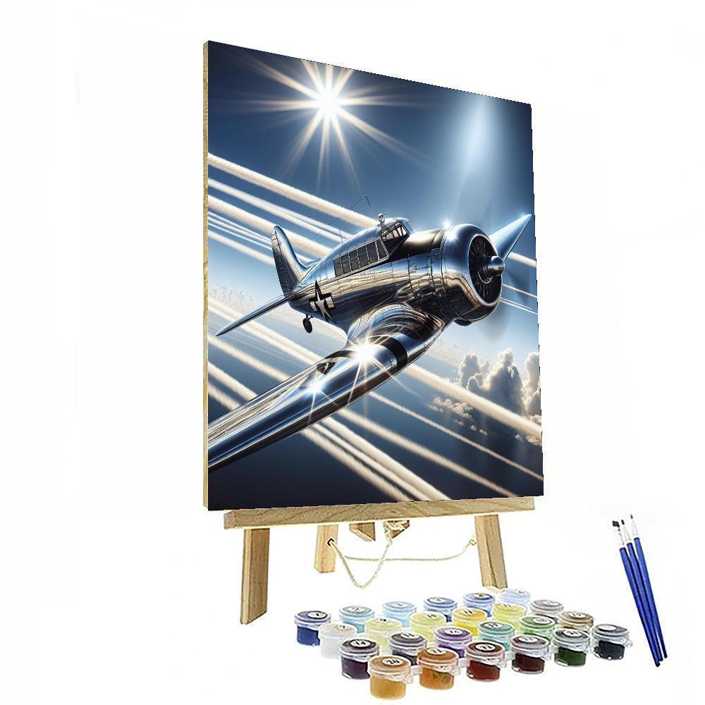 Vintage Aviation Wonder Number Painting