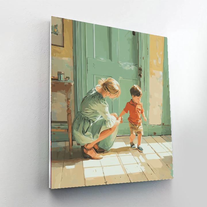 First Steps With Mom DIY Paint By Numbers