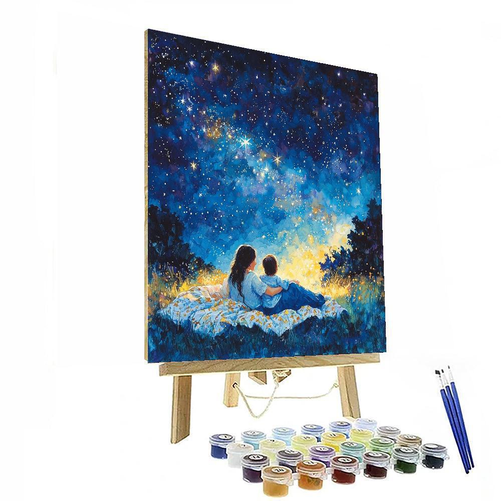 Joyful Moments Under The Stars Number Painting