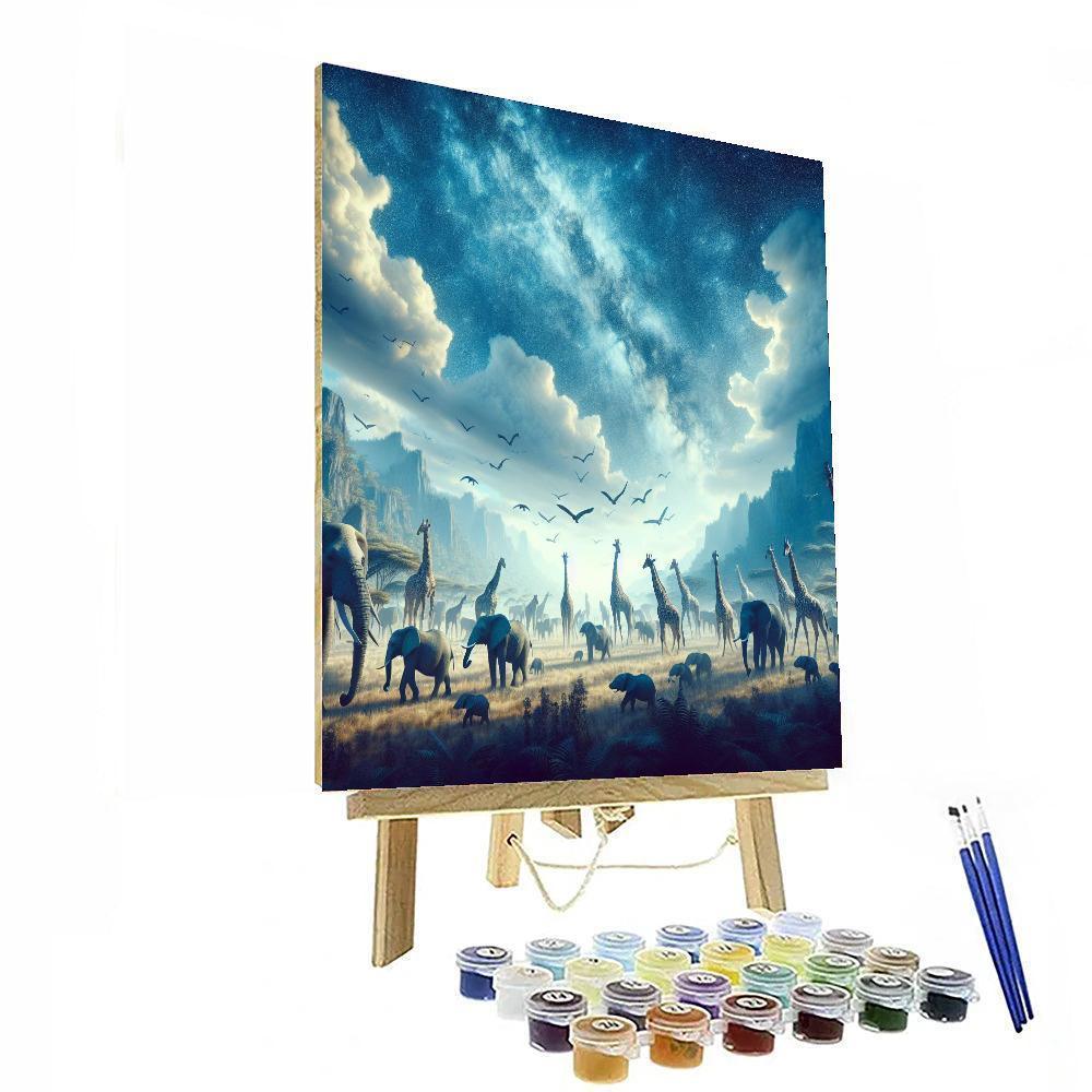 Safari Plains Expedition - DIY Painting By Numbers Kit – Artistry Rack