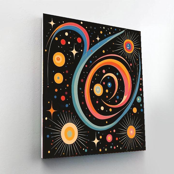 Joan Miro Inspired Infinite Universe  Paint By Number
