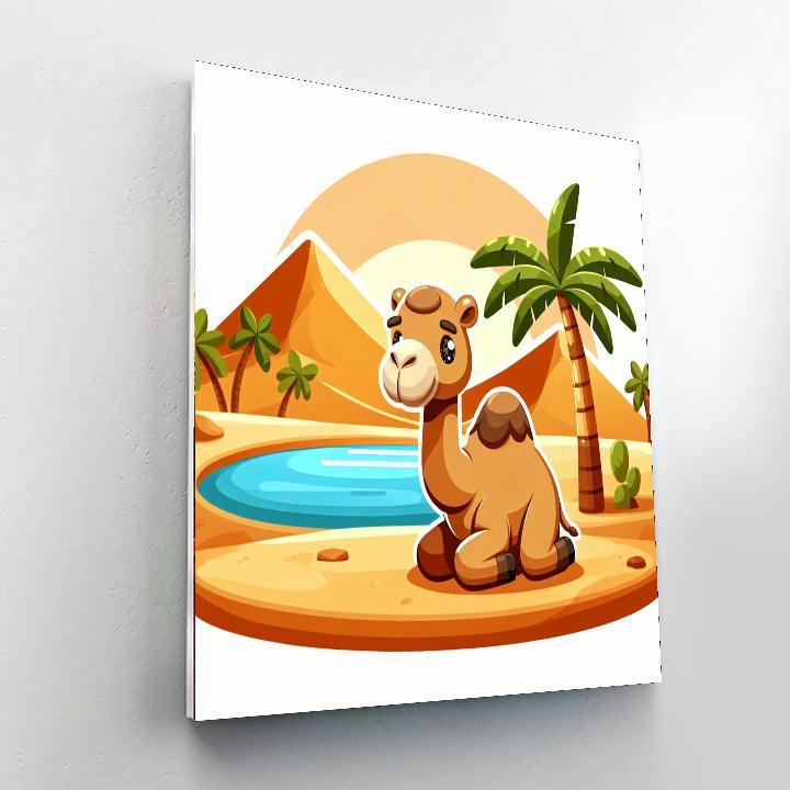 Camel's Desert Oasis Paint By Color