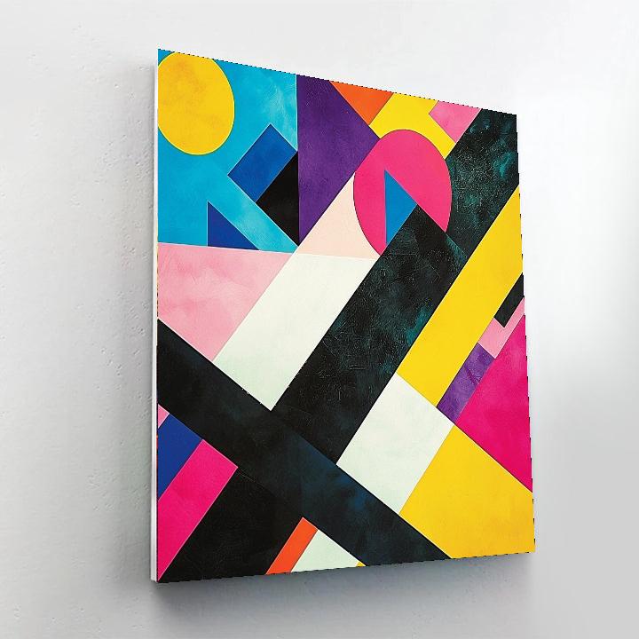 Kazimir Malevich Inspired Dynamic Interaction  Paint By Color