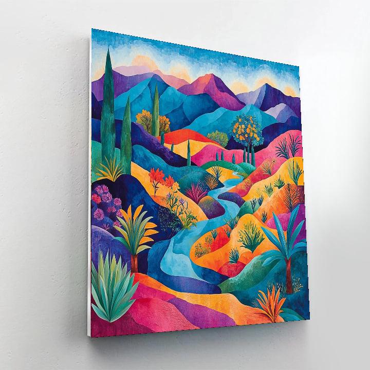 Frida Kahlo Inspired Wonders Of The Earth  Paint By Numbers Art