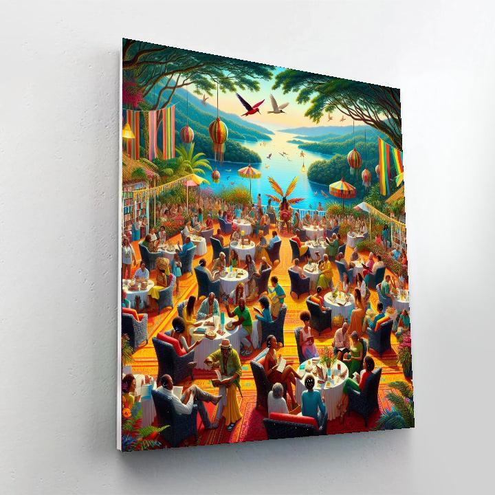 Kingston Calabash Literary Festival Paint By Numbers Art