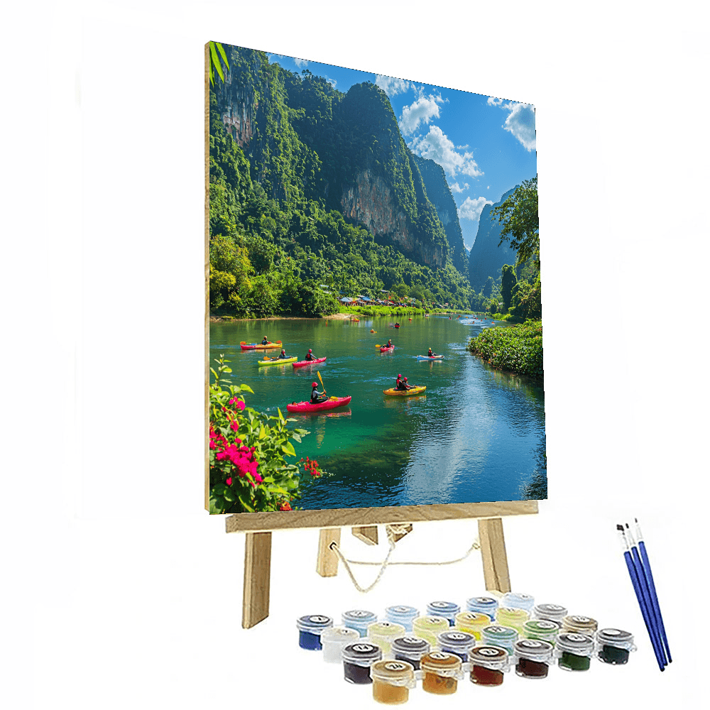 Vang Vieng Numbered Painting Kits