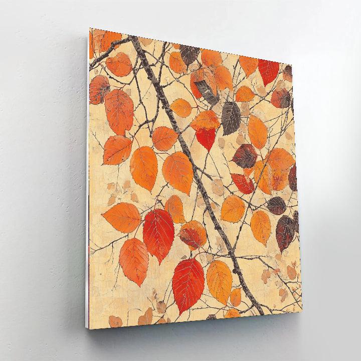 Zhao Mengfu Inspired Symphony Of Autumn Colors  Paint By Color