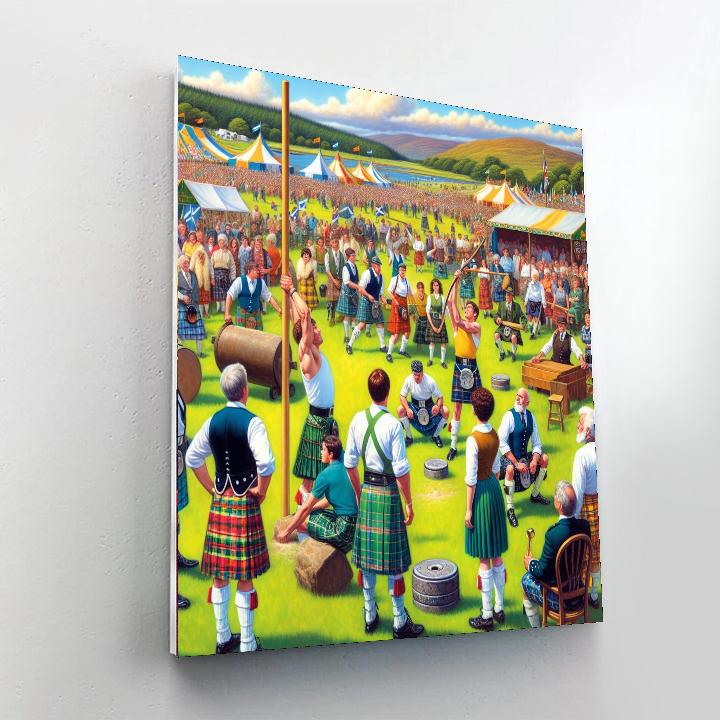 Inverness Highland Games - Inverness, Scotland Number Painting