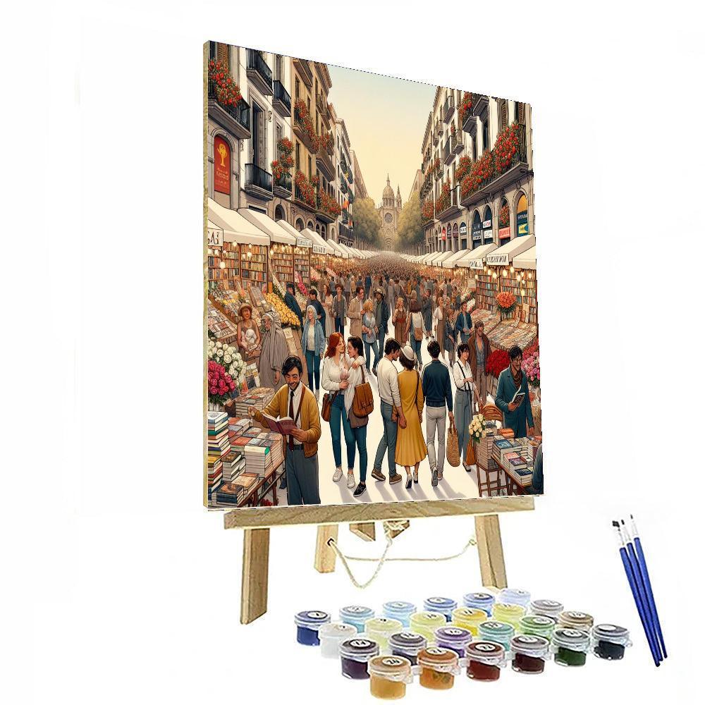 Diada De Sant Jordi - Spain Numbered Painting Kits