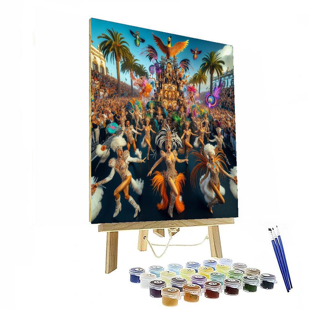 Tenerife Carnival - Spain Paint By Color