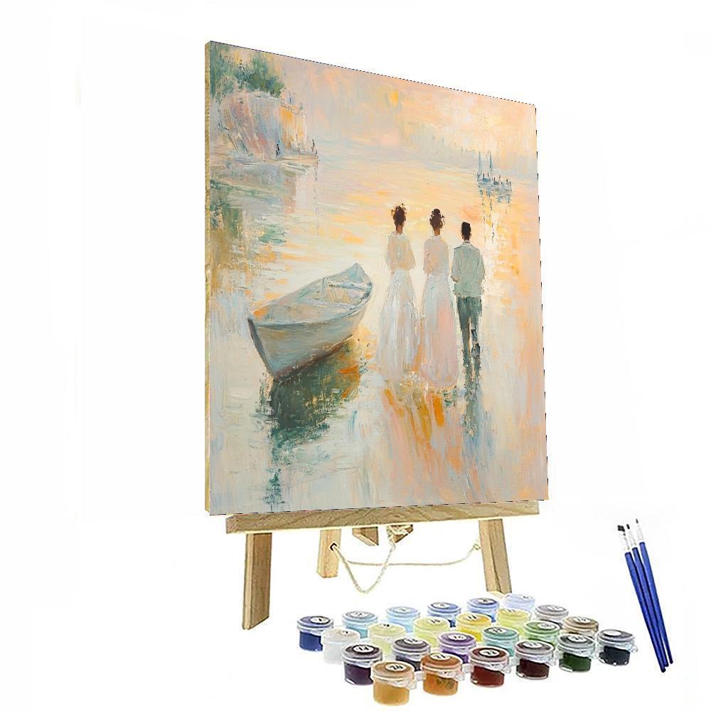 Edgar Degas Inspired Murmurs Of Time  Paint By Numbers Art