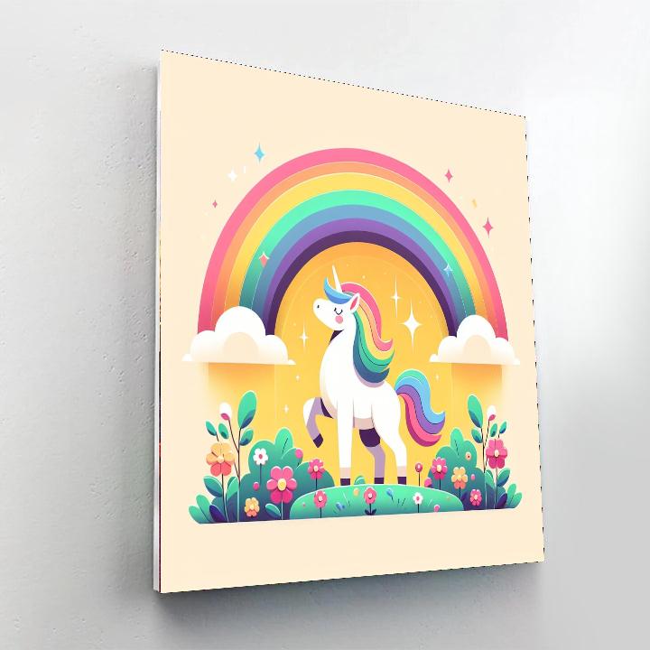 Mystical Unicorn Tale Paint By Number