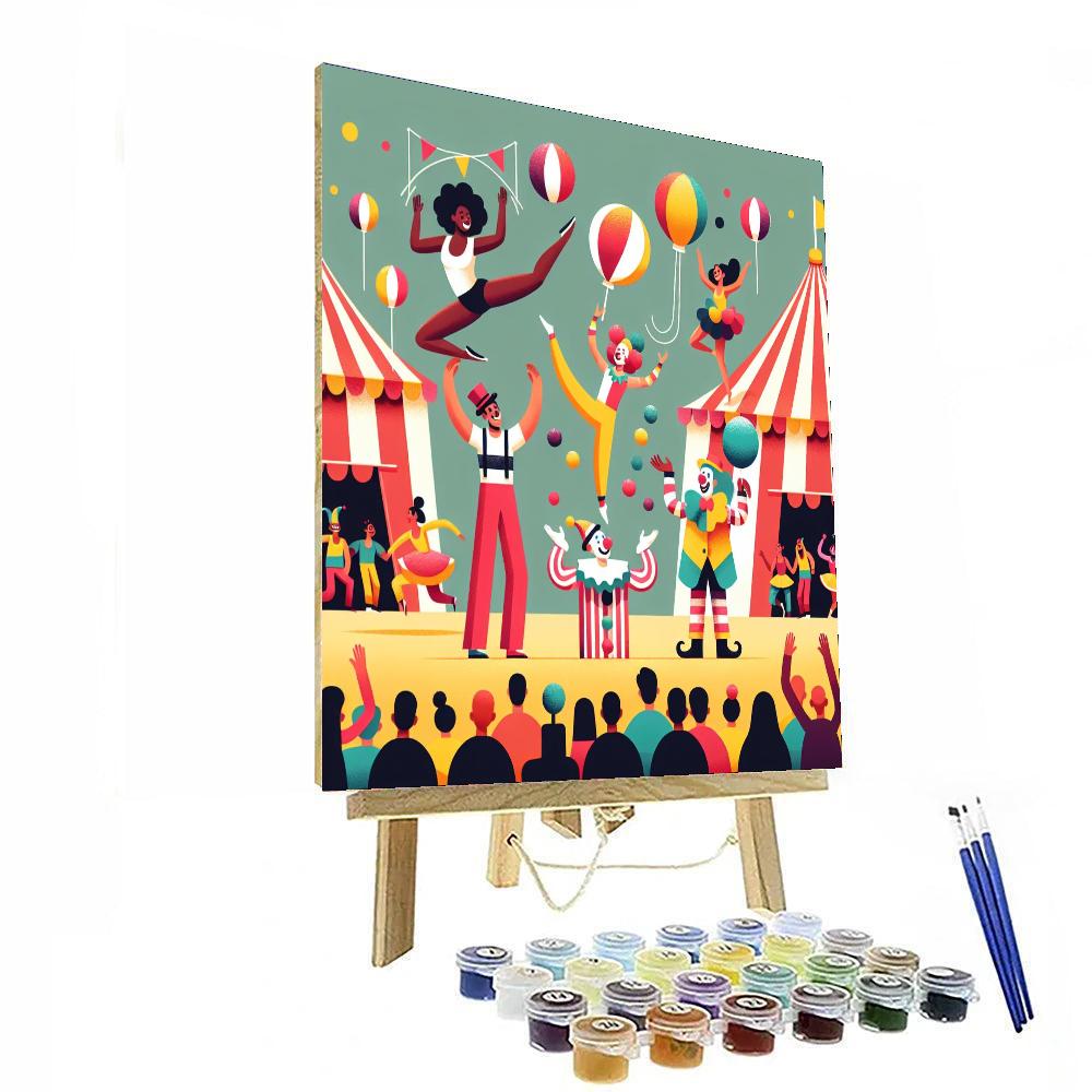 Circus Of Imagination Painting By Numbers Kit