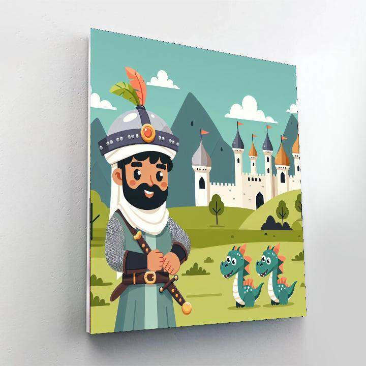 Medieval Kingdom Quest Painting Number Kit