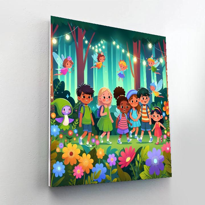 The Magical Forest Adventure DIY Paint By Numbers