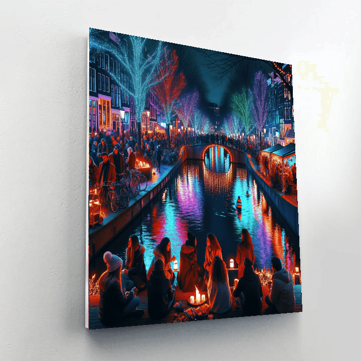 Amsterdam Light Festival - Netherlands Paint By Numbers Art