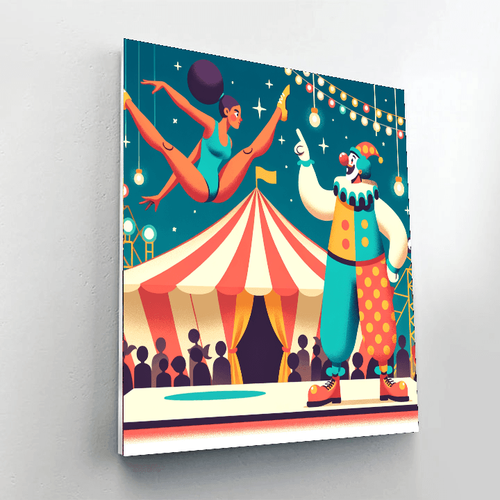 Circus Performers' Gala Paint By Numbers Kits