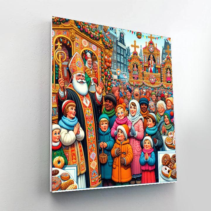 Feast Of Saint Nicholas - Amsterdam, Netherlands Number Painting