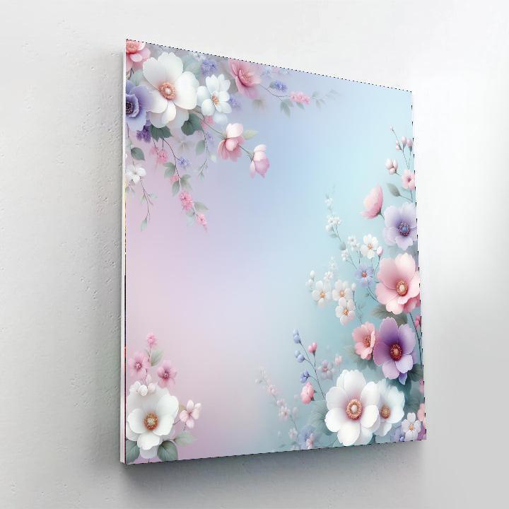 Ethereal Floral Whispers Numbered Painting Kits