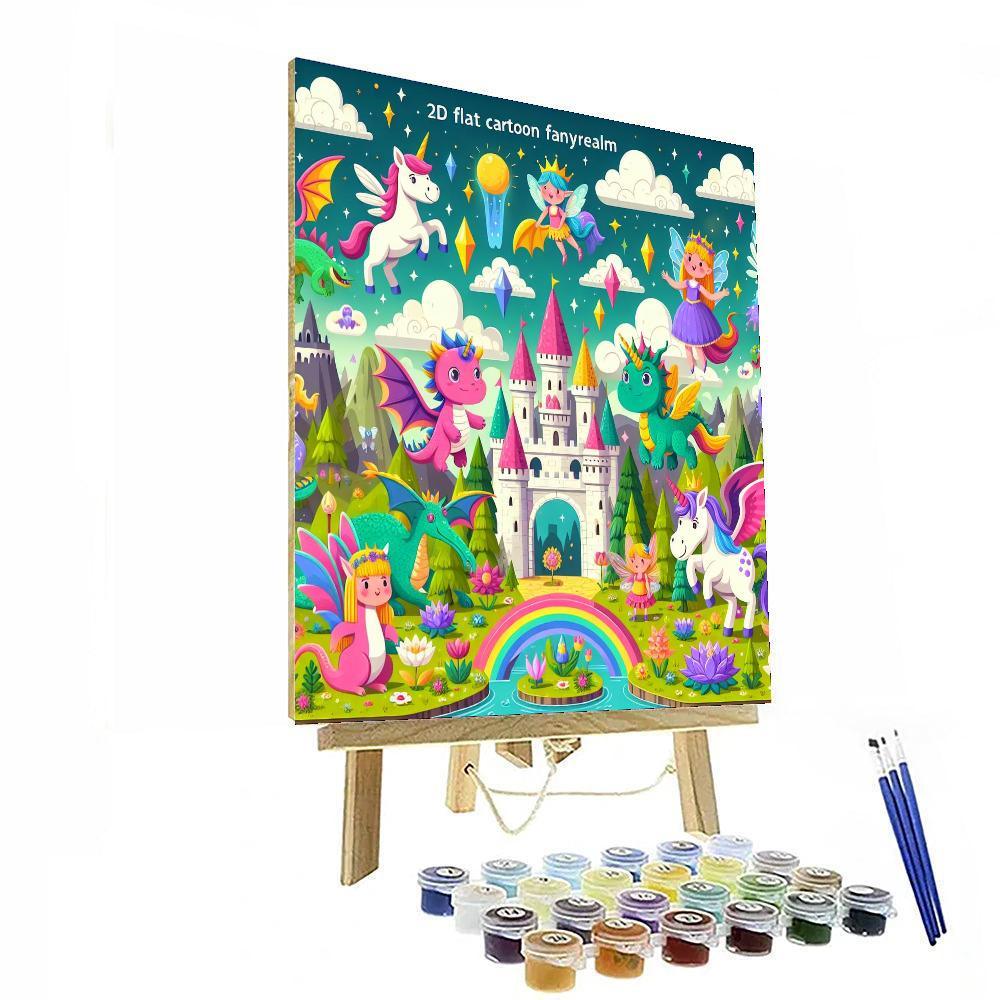 Colorful Fantasy Worlds Paint By Numbers Art