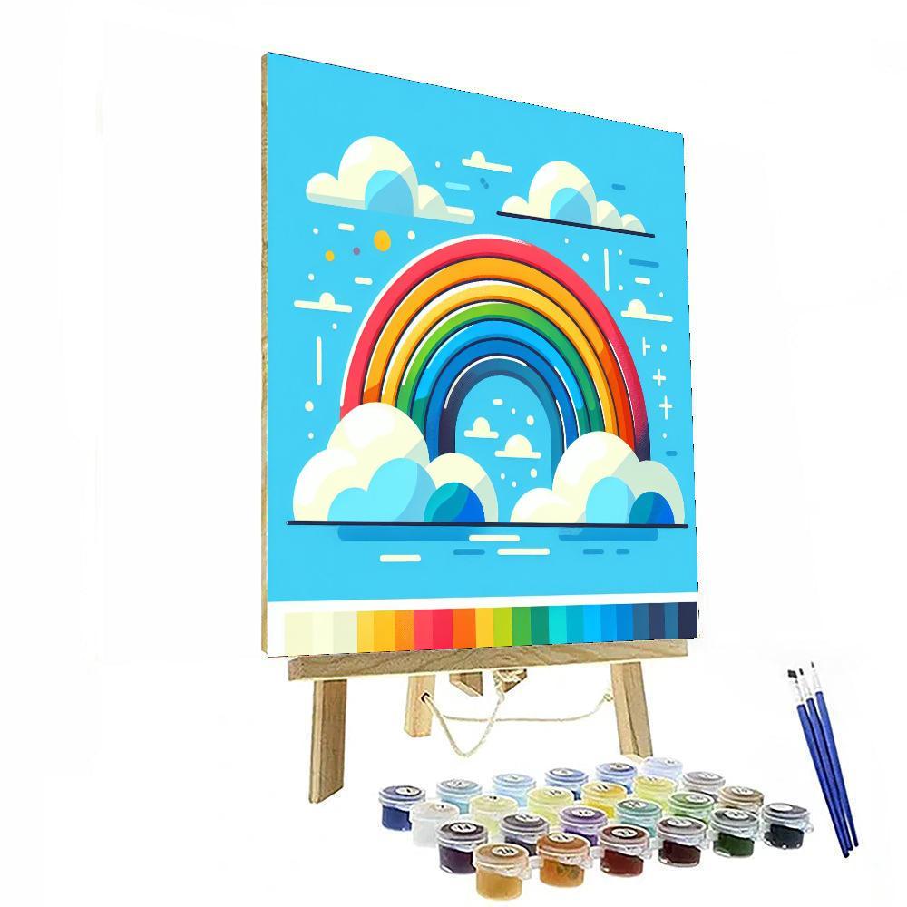Joyful Rainbow Paint By Numbers Kits