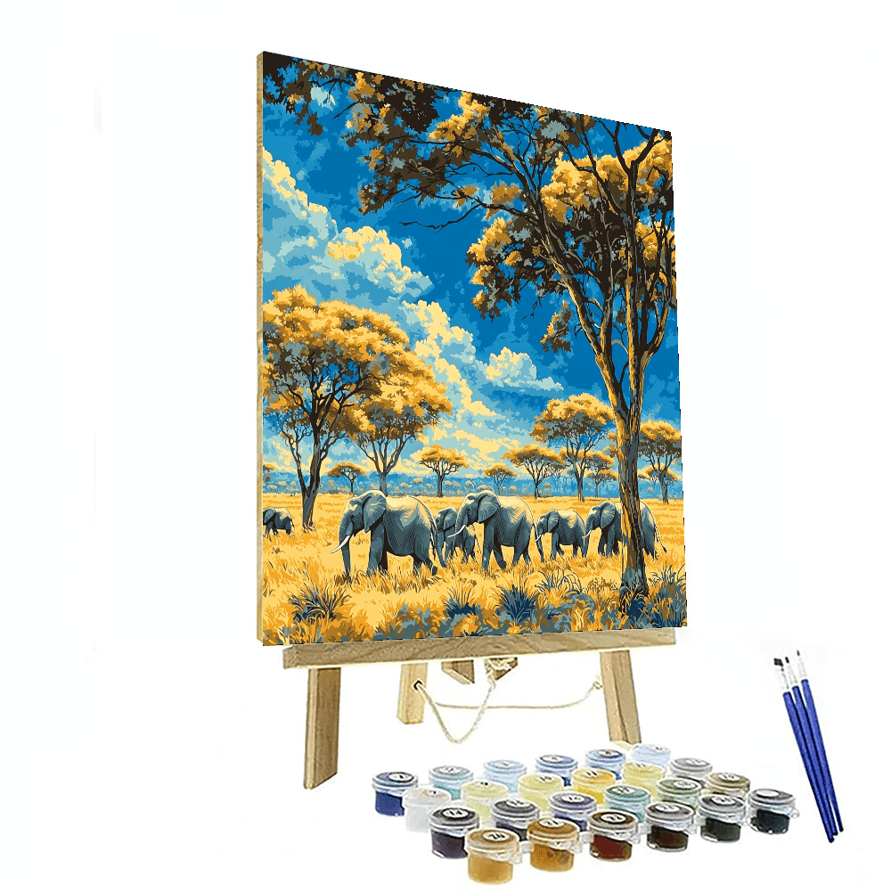 Hwange National Park - Zimbabwe Paint By Numbers