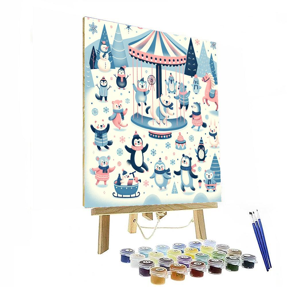 Frosty Fun Festival Numbered Painting Kits