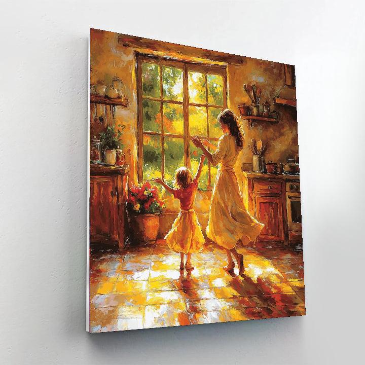 Dancing In The Kitchen DIY Paint By Numbers