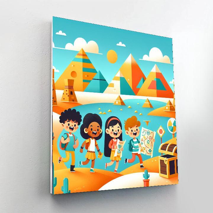 Desert Treasure Quest Paint By Color