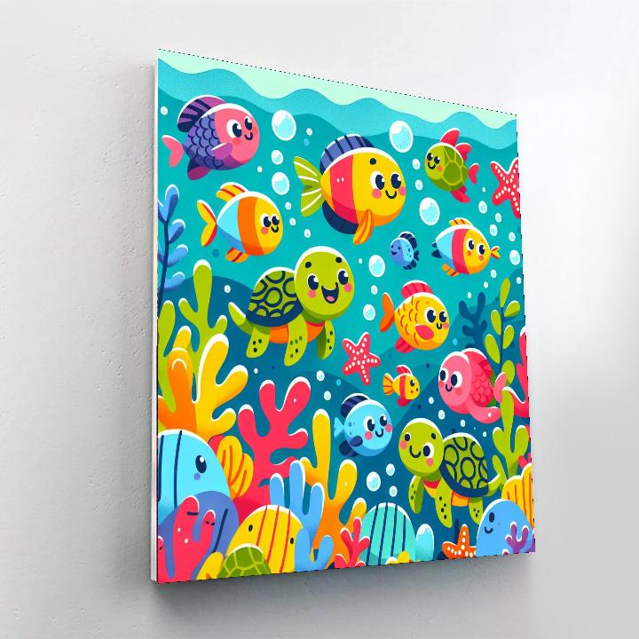 Epic Ocean Adventure Paint By Numbers Art