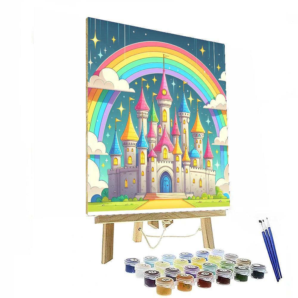 Mystical Castle Kingdom Painting By Numbers Kit