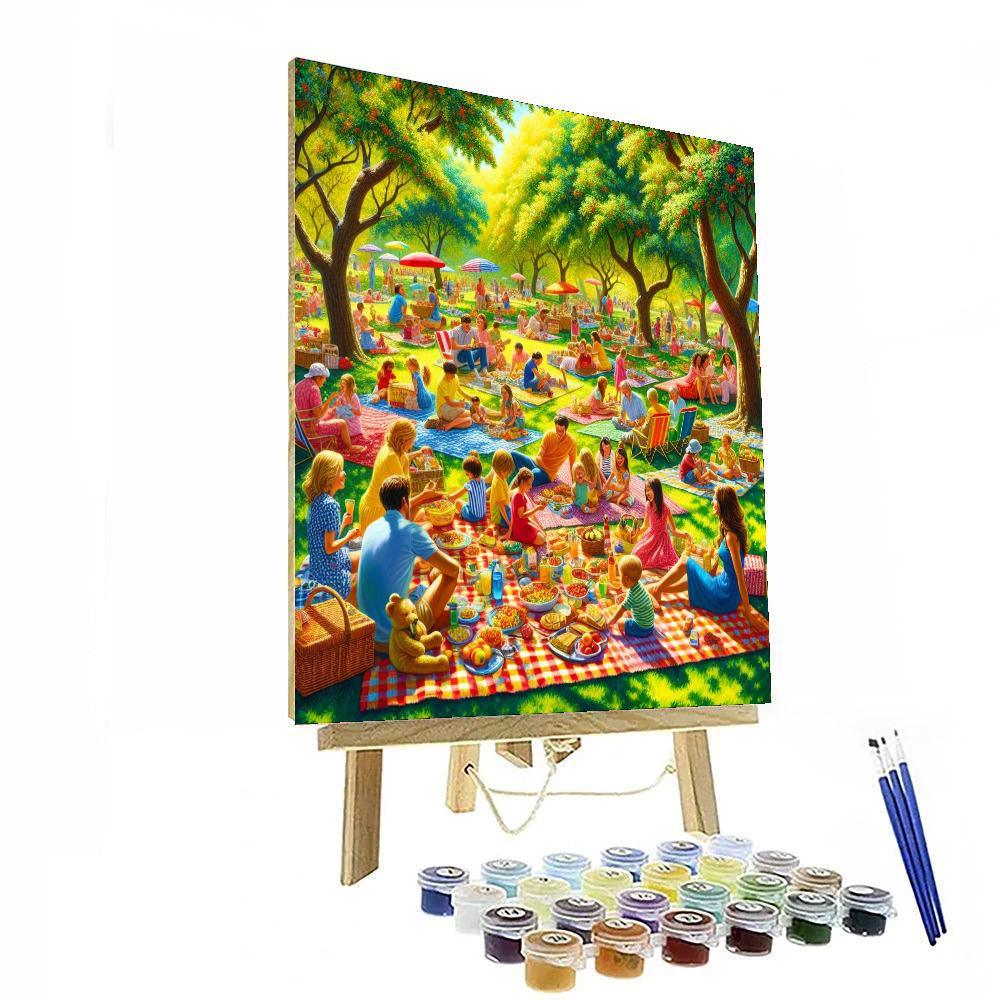 Breezy Summer Picnic Numbered Painting Kits