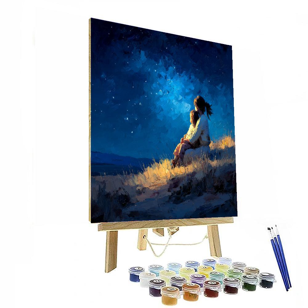 Eternal Bond Beneath The Stars Painting Number Kit