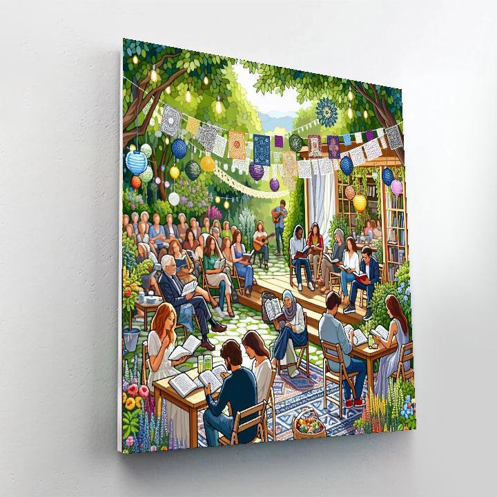 Willem Ii - Festival Of Literature - Netherlands Painting By Numbers Kit