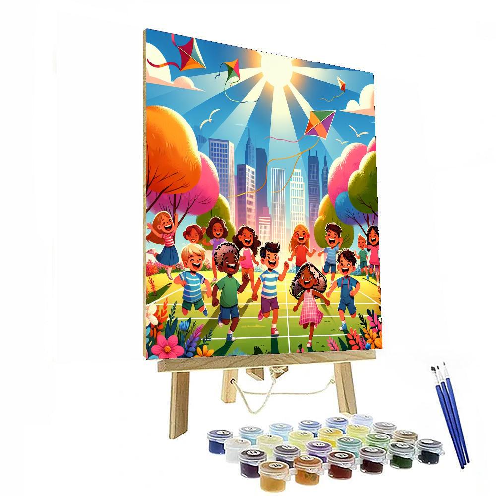 Sunshine Adventure Painting Number Kit