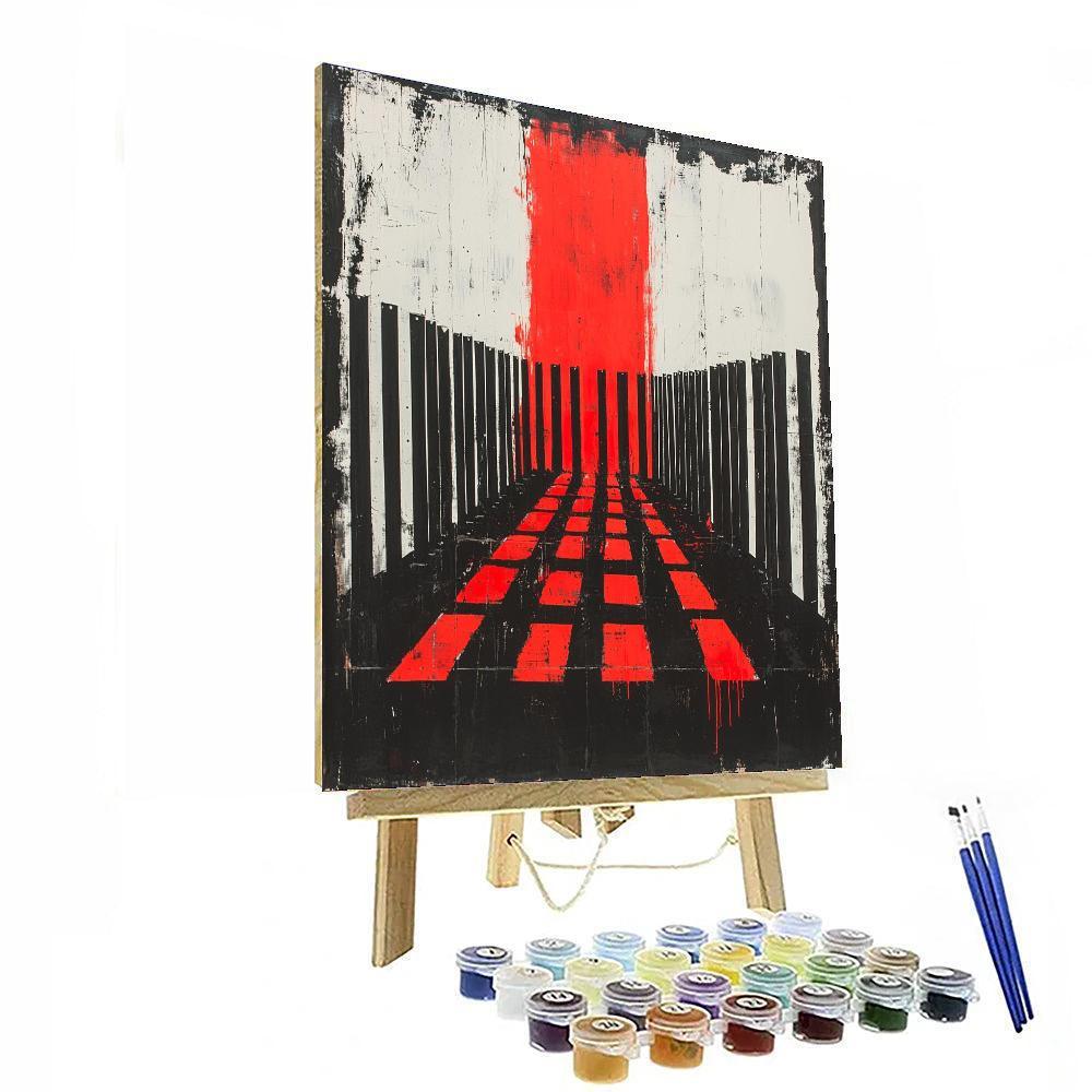 Banksy Inspired Freedom's Boundaries  Paint By Number