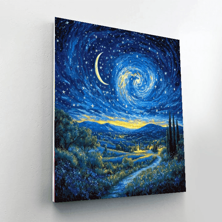 Van Gogh Inspired Wonders Of The Night Sky  Painting By Numbers Kit