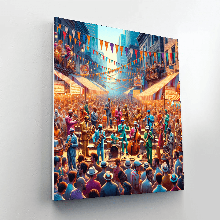 Montreal International Jazz Festival - Canada Painting By Numbers Kit
