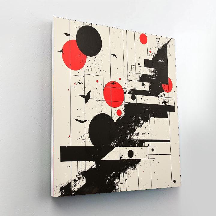 Banksy Inspired Shadows Of Influence  Number Painting