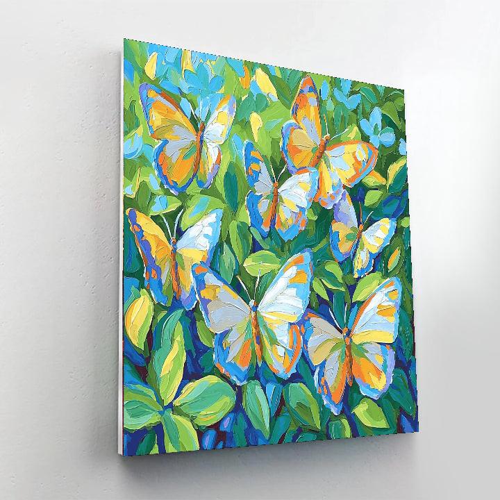 Chasing Butterflies Paint By Number