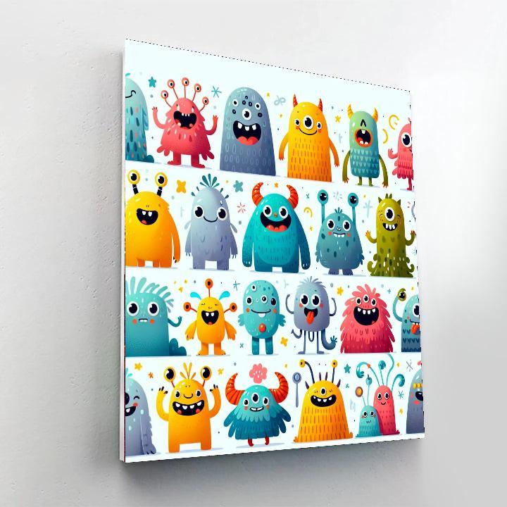 Kooky Monster Mash Paint By Number