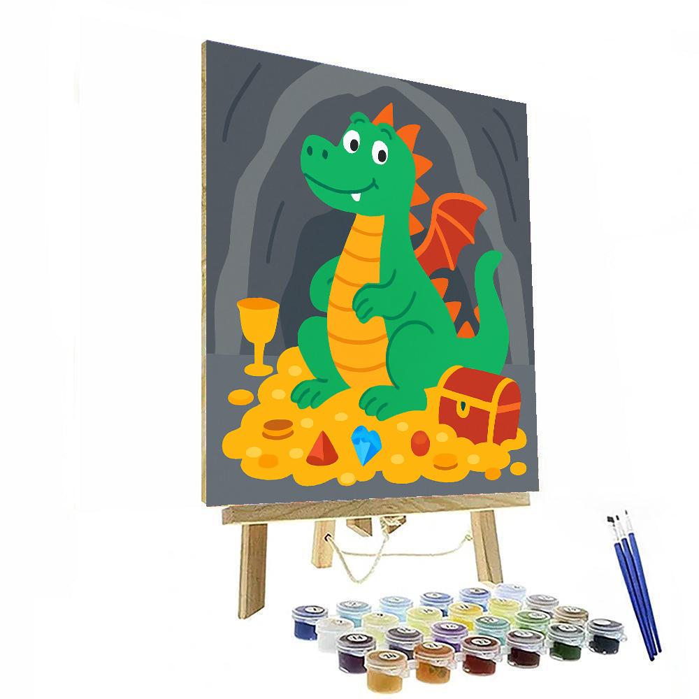 Mythical Dragon Tale DIY Paint By Numbers