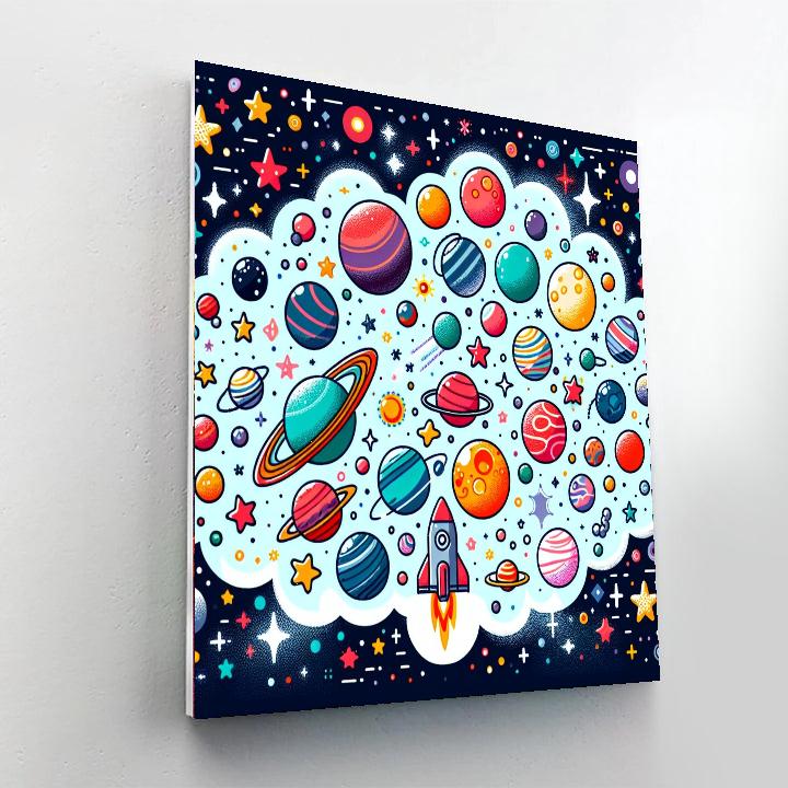 Galaxy Of Dreams Paint By Numbers Art