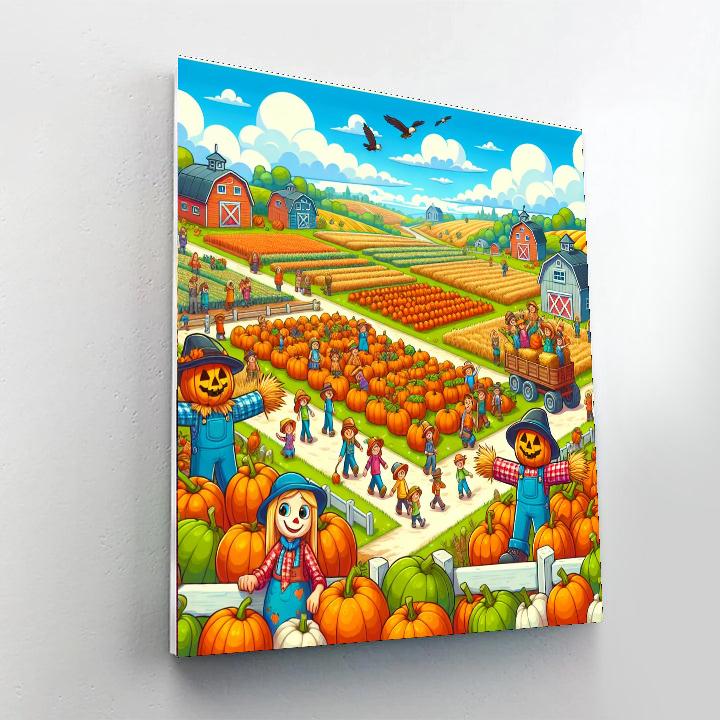 Harvest Festival Fiesta Number Painting